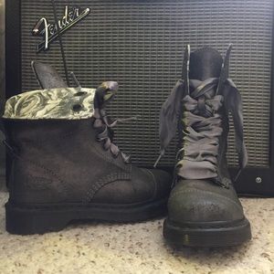 Metallic suede Aimilie Doc Martens